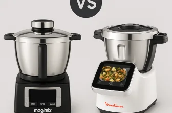 Comparatif des robots cuiseurs Magimix Cook Expert et Moulinex i-Companion Touch XL