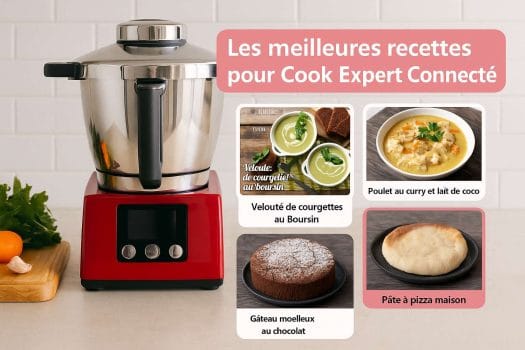 Illustration des meilleures recettes à réaliser avec le robot Magimix Cook Expert Connecté